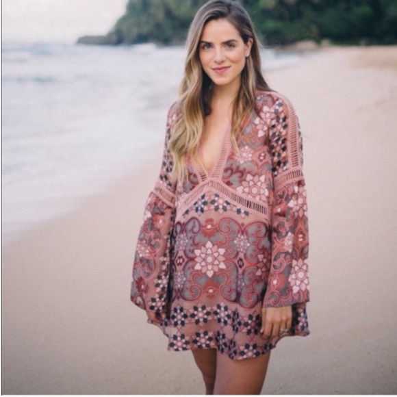 NWT For Love & Lemons Juliet A-Line Dress size M RARE - Picture 1 of 12